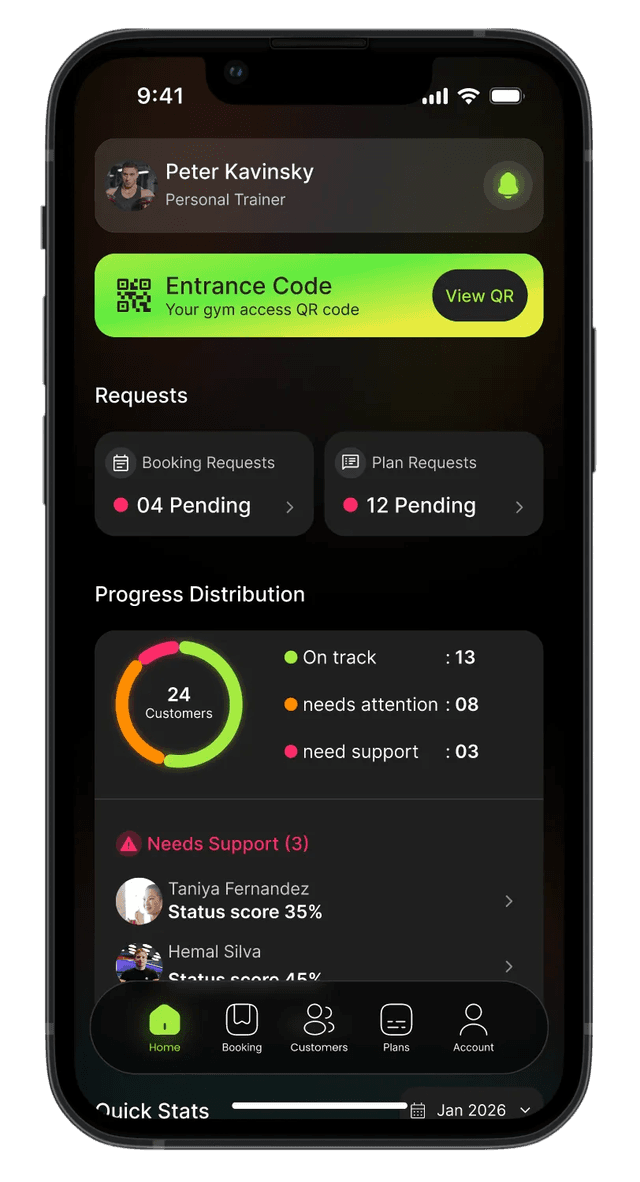 FitConnect பயிற்சியாளர் app screenshot 1