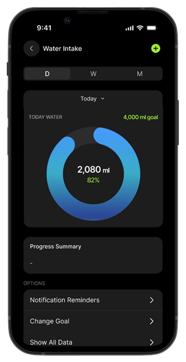 Habit tracking screen 3