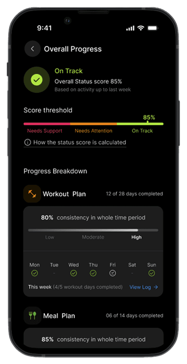 Coach client plans screen 3